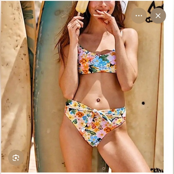 Summersalt X Rifle Paper Co. Marguerite 2 Piece Floral Bikini swimsuit